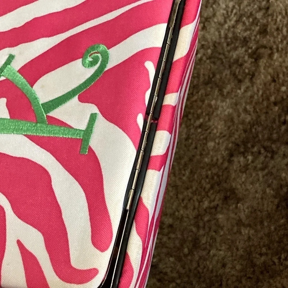 Pink & White with a Green K Zebra Wallet - Picture 8 of 10